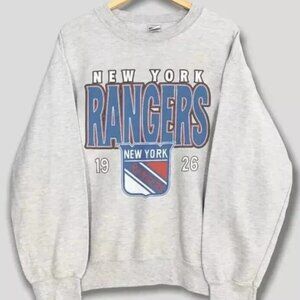New York Rangers Hockey Retro NHL Crewneck Sweatshirt Unisex Men Women
